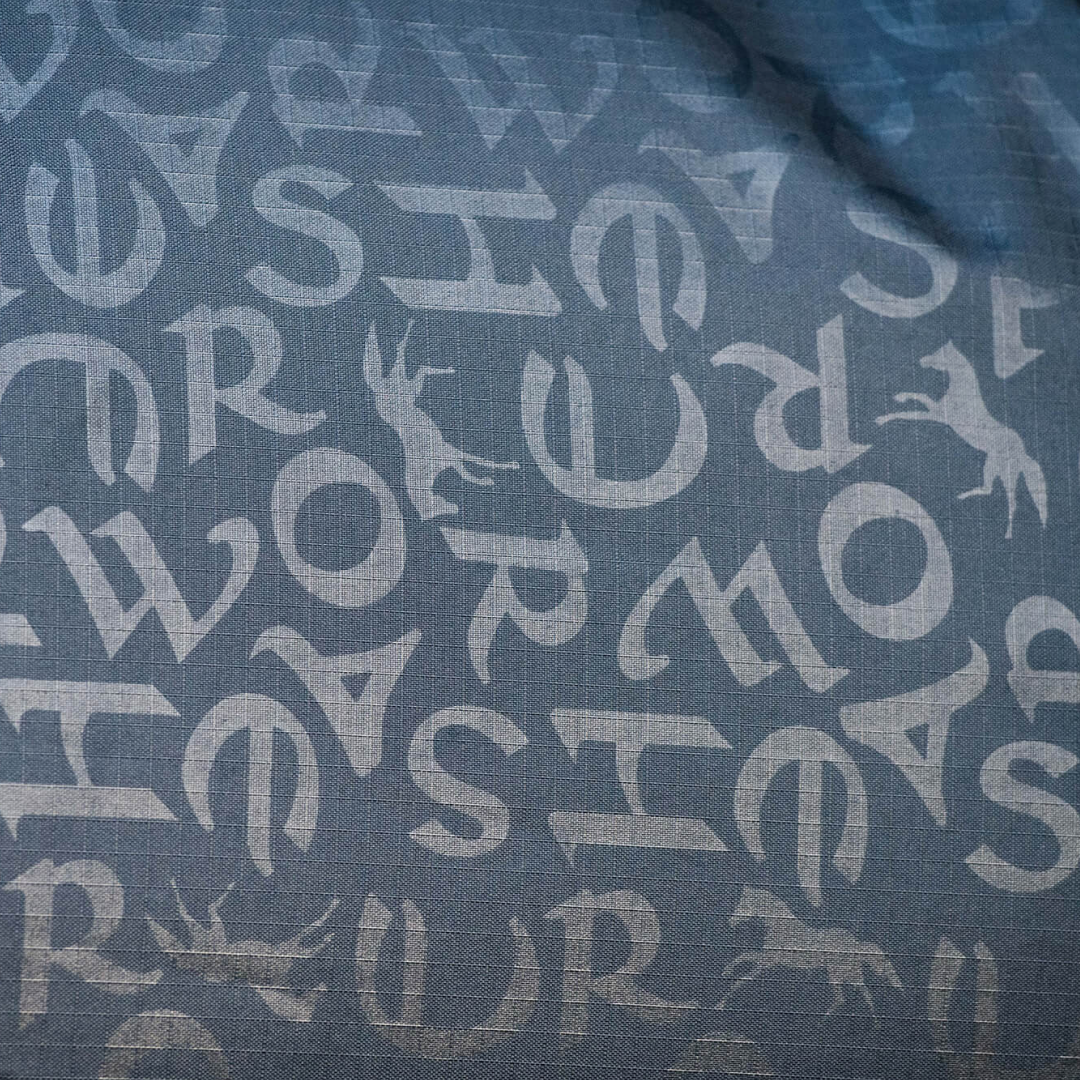 Horseware Ireland Amigo Dog Rug Ripstop #colour_navy-hw-print-burgundy-white