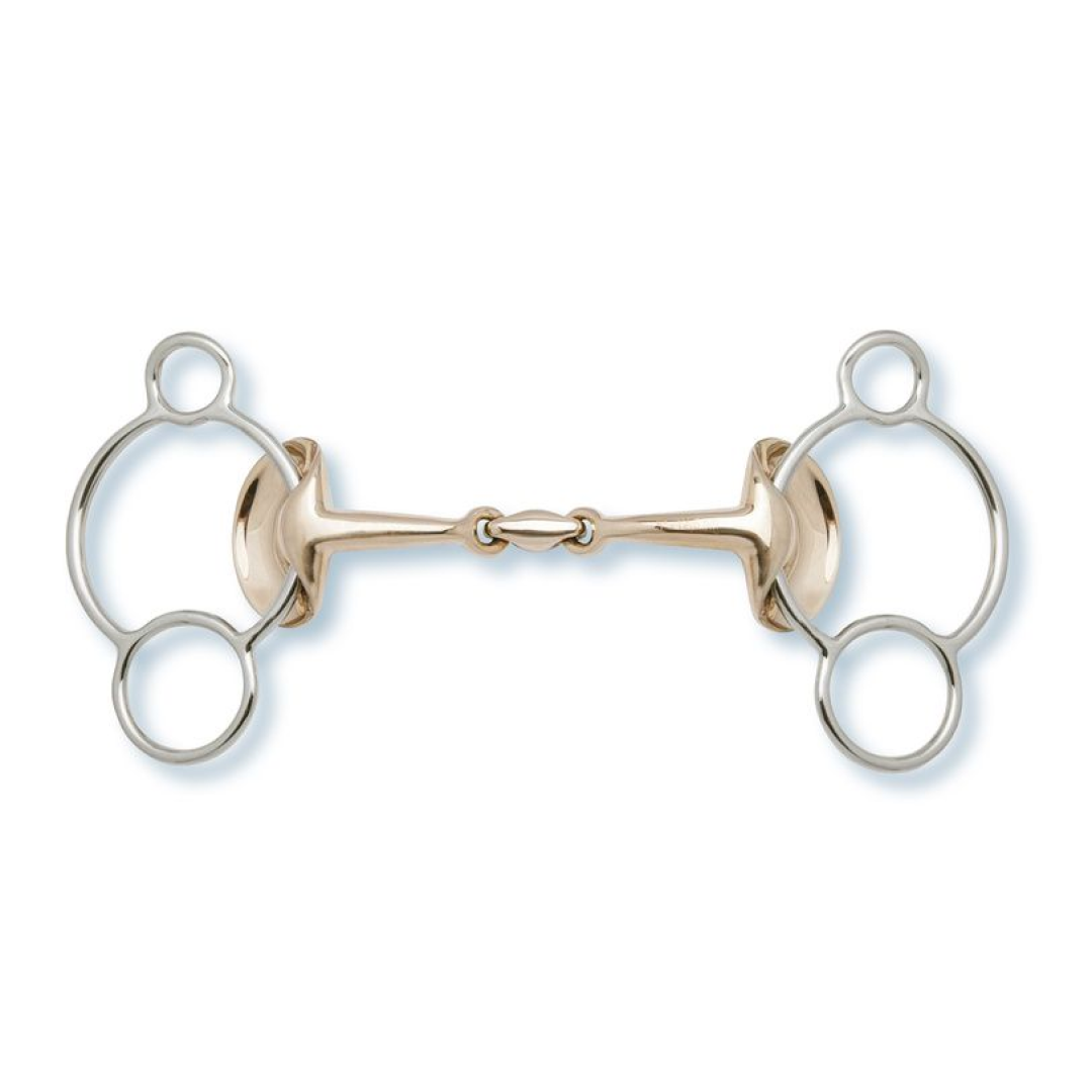 Steeltec Golden Wings 3-Ring Gag Double Broken