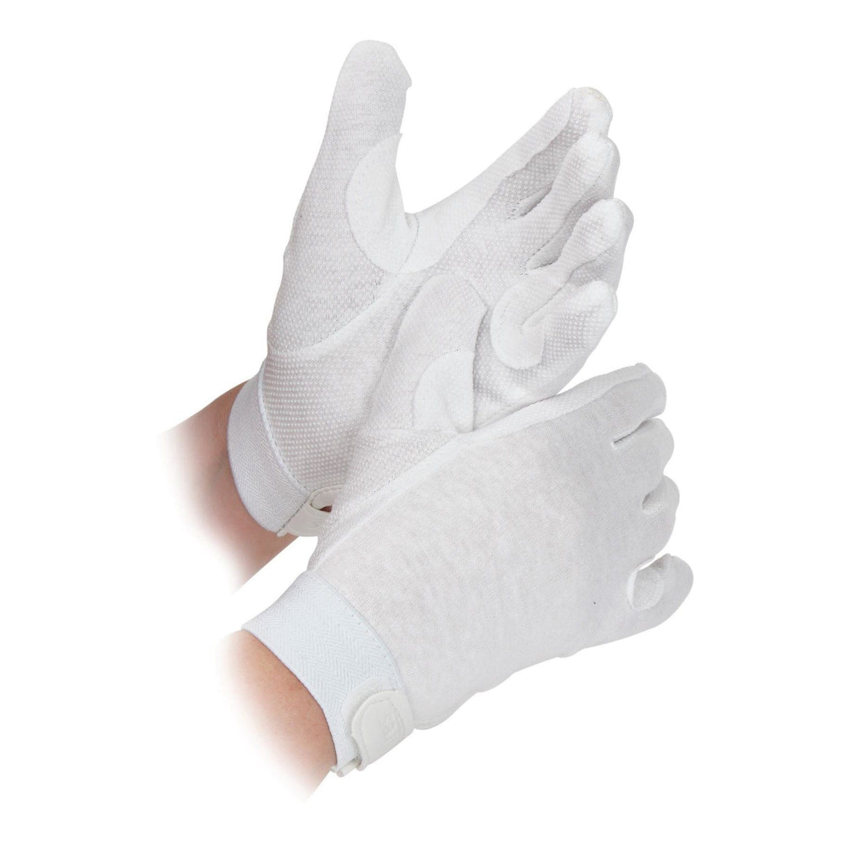 Shires Aubrion Adults Newbury Gloves #colour_white