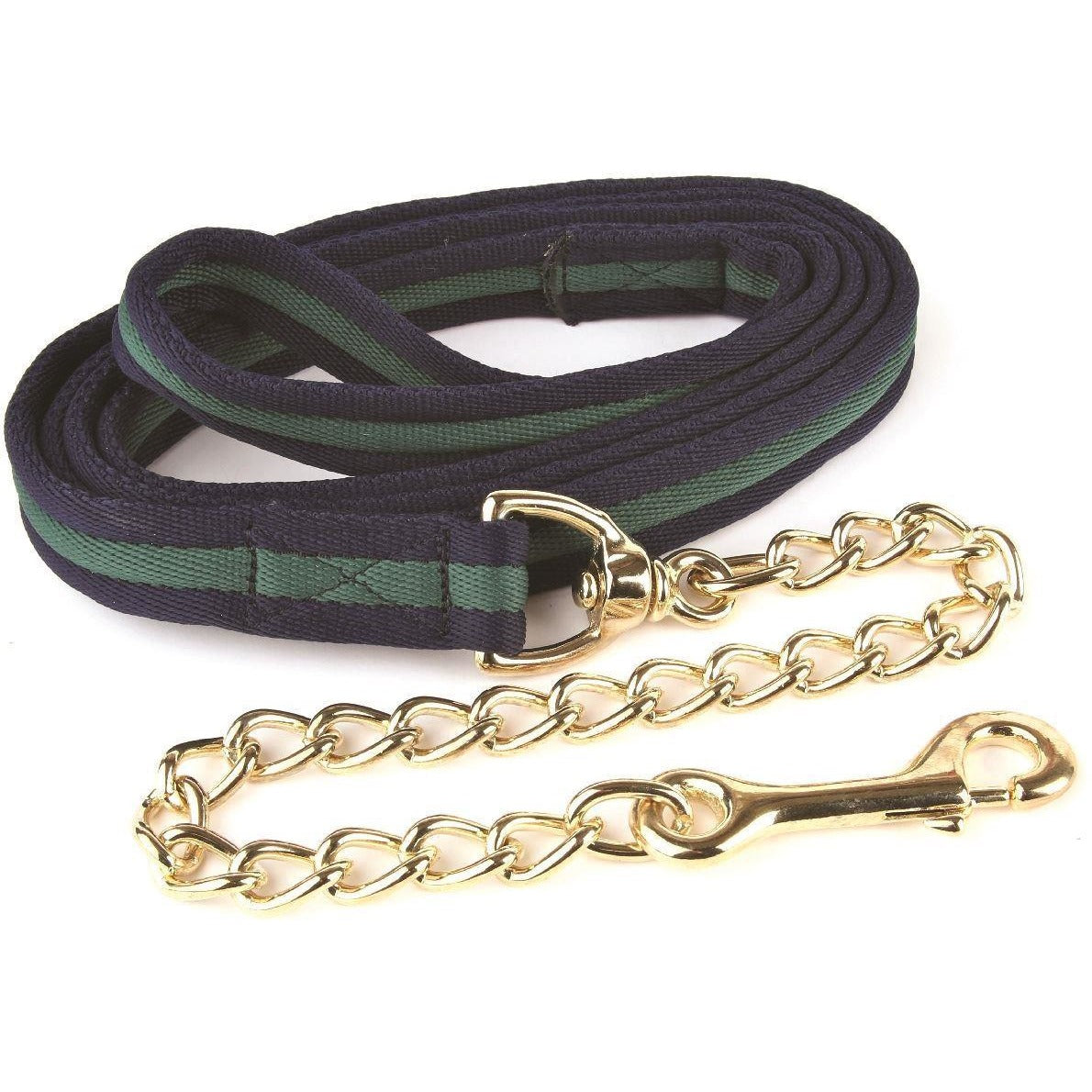 Hy Soft Webbing Lead Rein with Chain