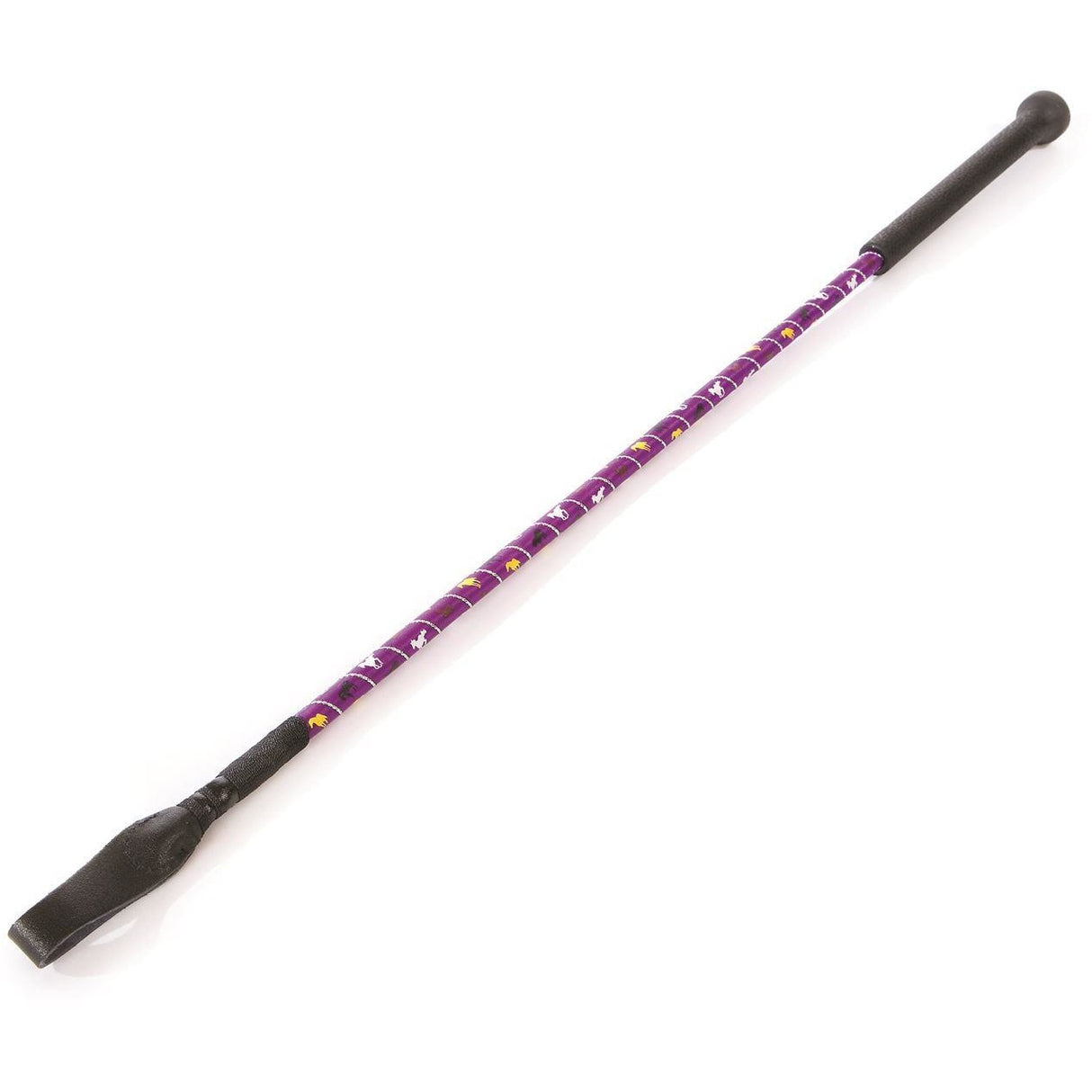 HySCHOOL Silver Riding Whip 26"