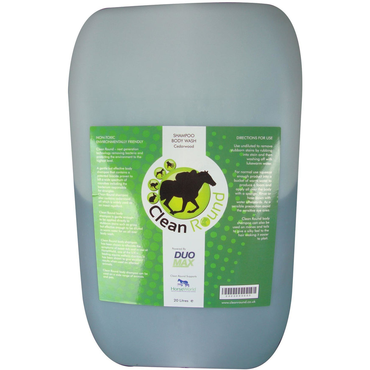 CLEANROUND Medicated Shampoo Cedarwood 5079