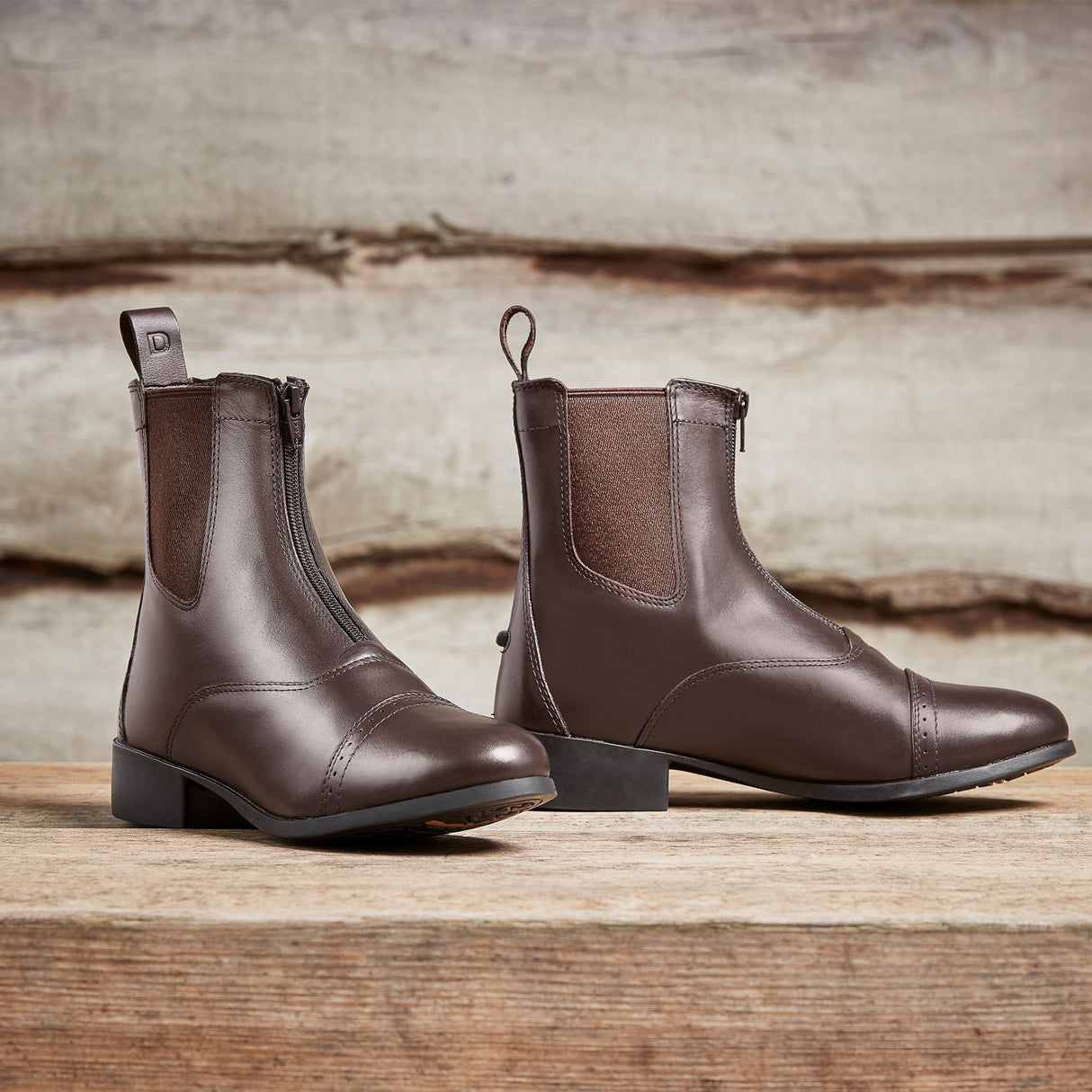 Dublin Elevation Zip Paddock Boots II #colour_brown