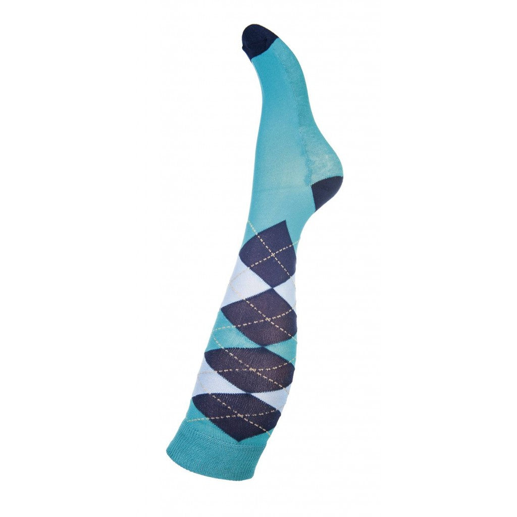 HKM Riding Socks -Check Classico-