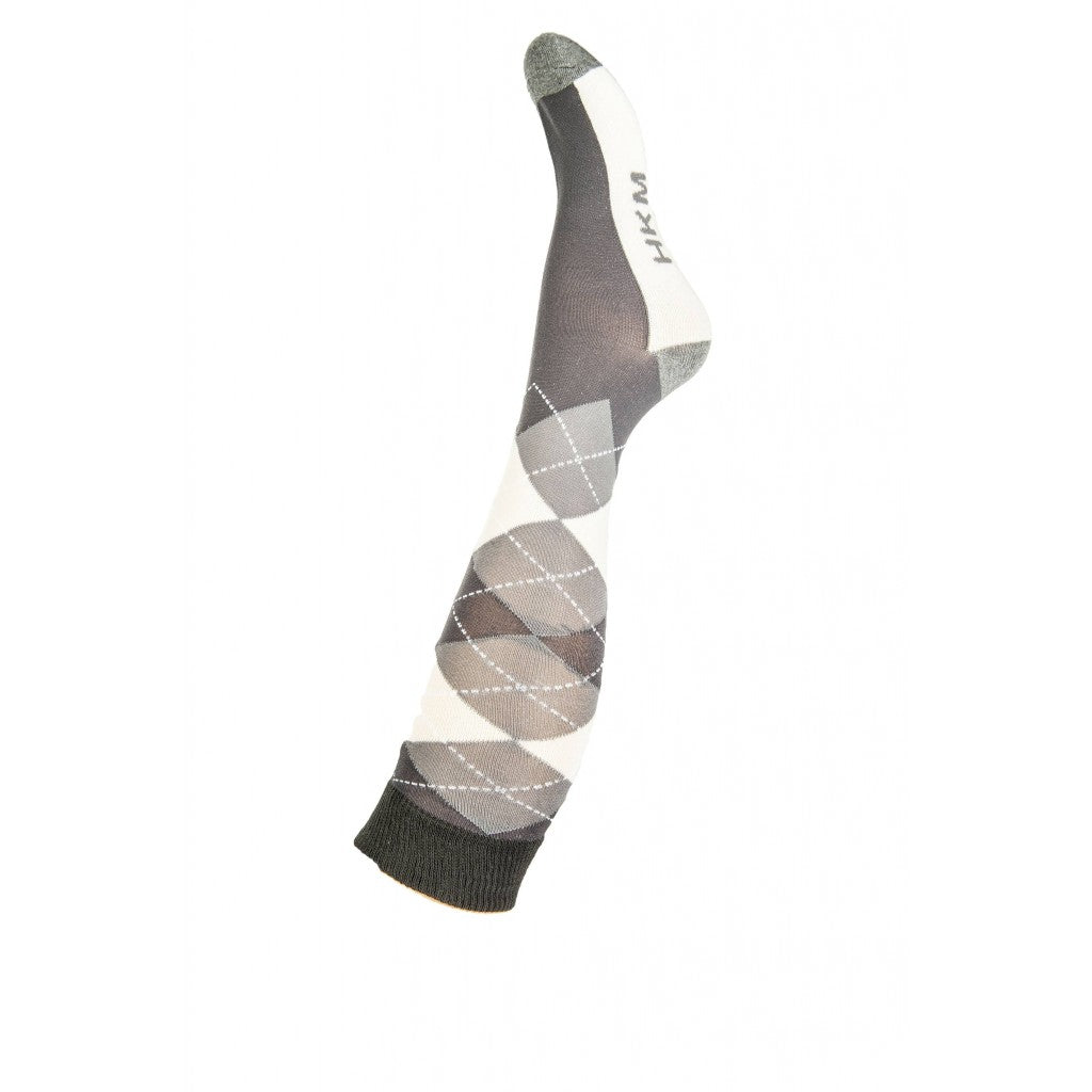 HKM Riding Socks -Check Classico-