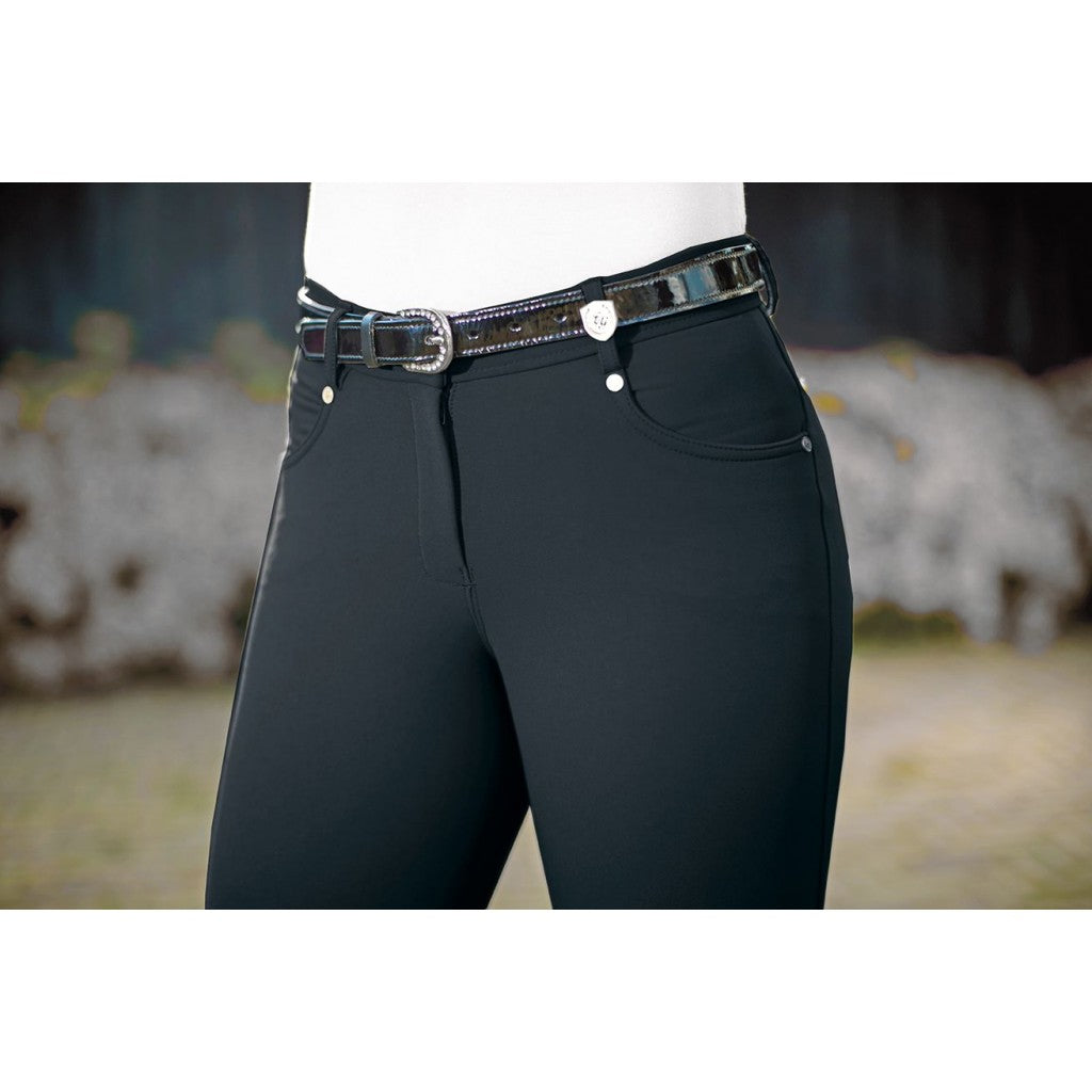 HKM LG Basic Silicone Knee Patch Riding Breeches