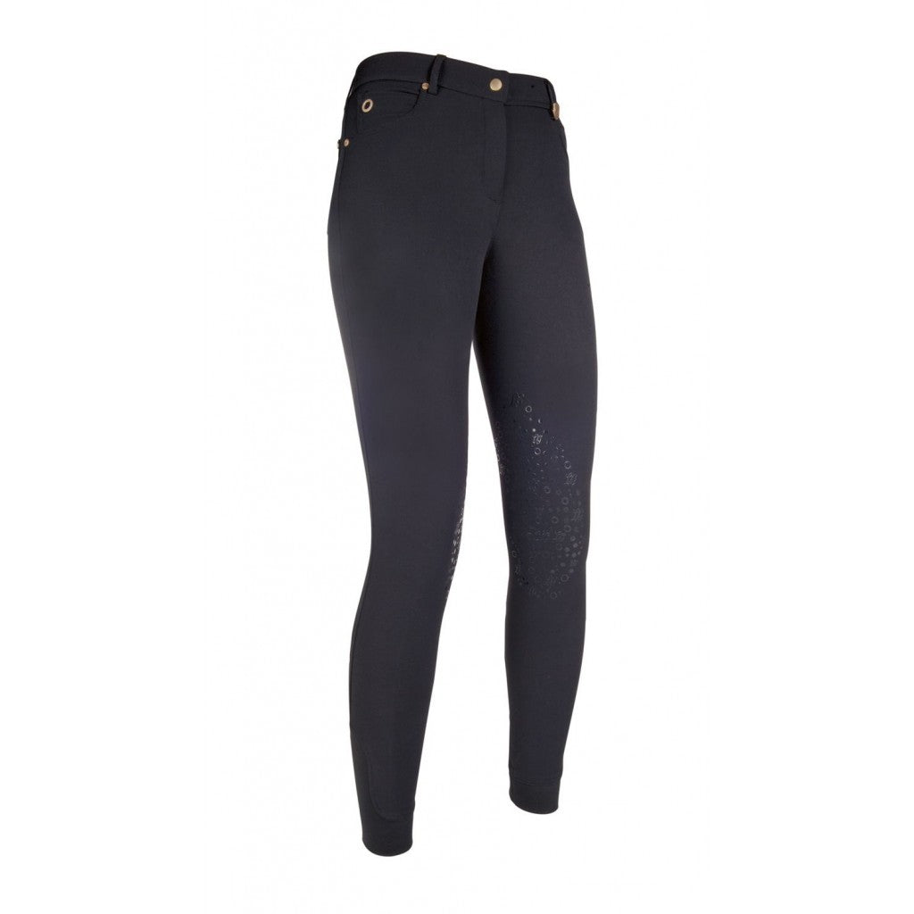 HKM LG Basic Silicone Knee Patch Riding Breeches