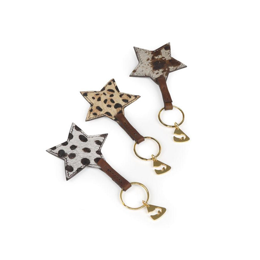 Shires Aubrion Cowhide Keyring