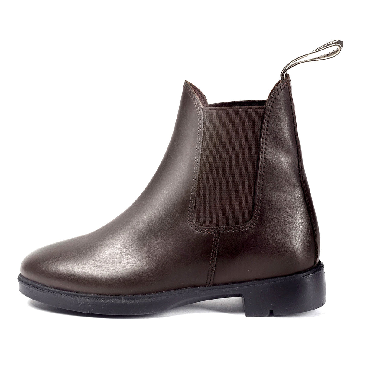 Brogini Tivoli Piccino Yr Paddock Kids Boots #colour_brown