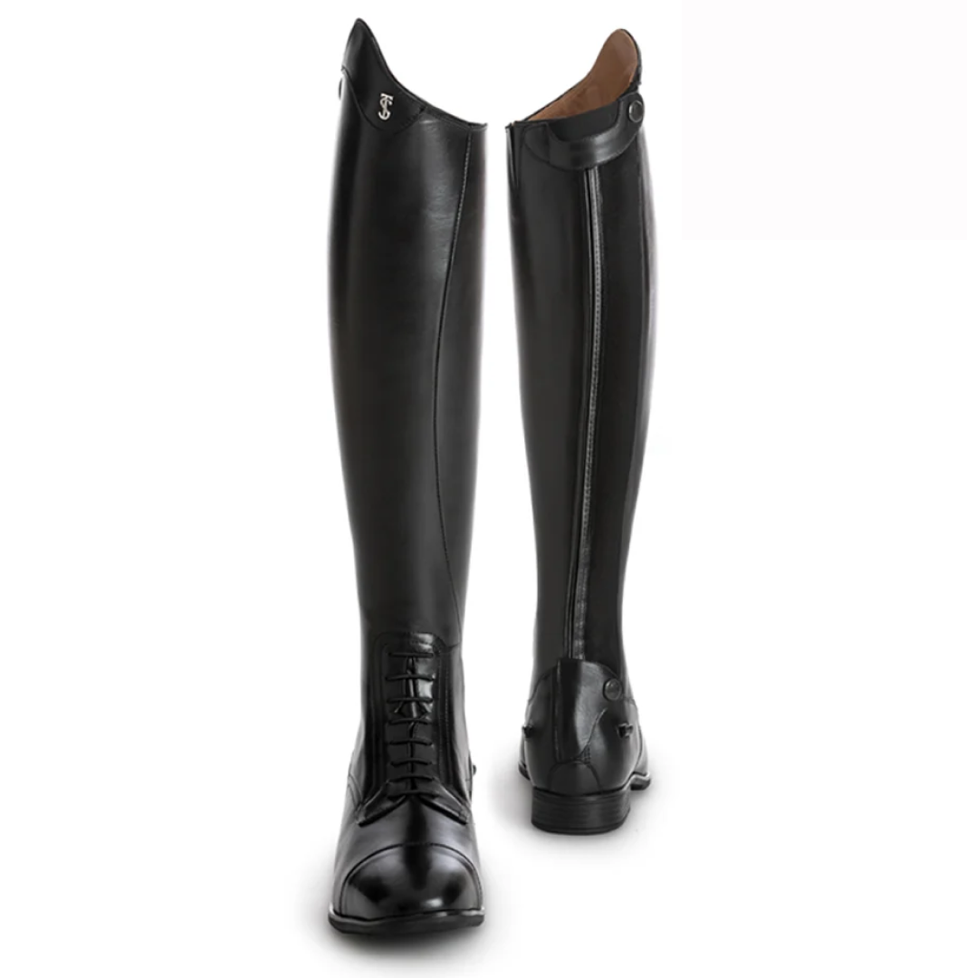 Tredstep Ireland Black Slim Fit Medici II Field Riding Boots #colour_black