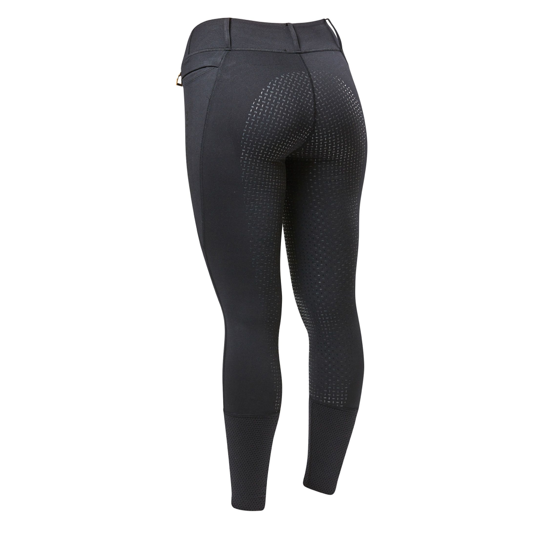Dublin Cool IT Everyday Full Grip Ladies Riding Tights #colour_black