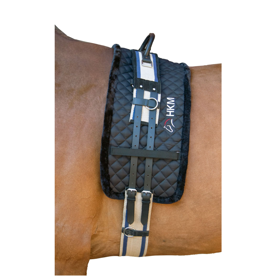 HKM Gymnastic Lunge Roller Padding #colour_black