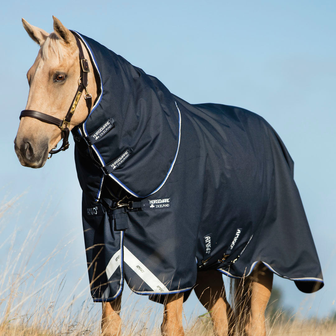 Horseware Ireland Amigo Bravo 12 Plus 400g Heavy Turnout Rug #colour_navy-strong-blue-black