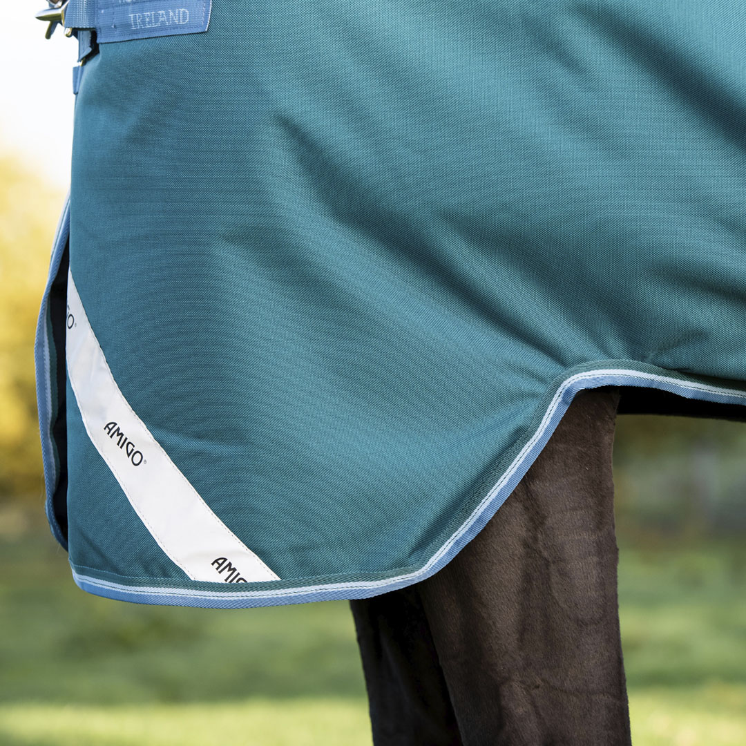 Horseware Ireland Amigo Bravo 12 Plus 400g Heavy Turnout Rug #colour_storm-green-turquoise-aqua
