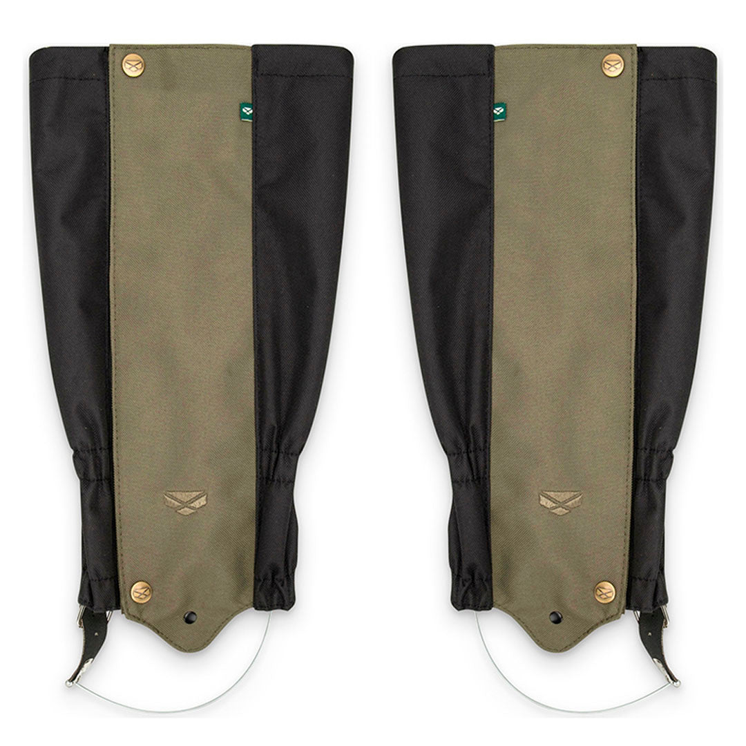 Hoggs of Fife Field & Trek Waterproof Gaiters #colour_green-black