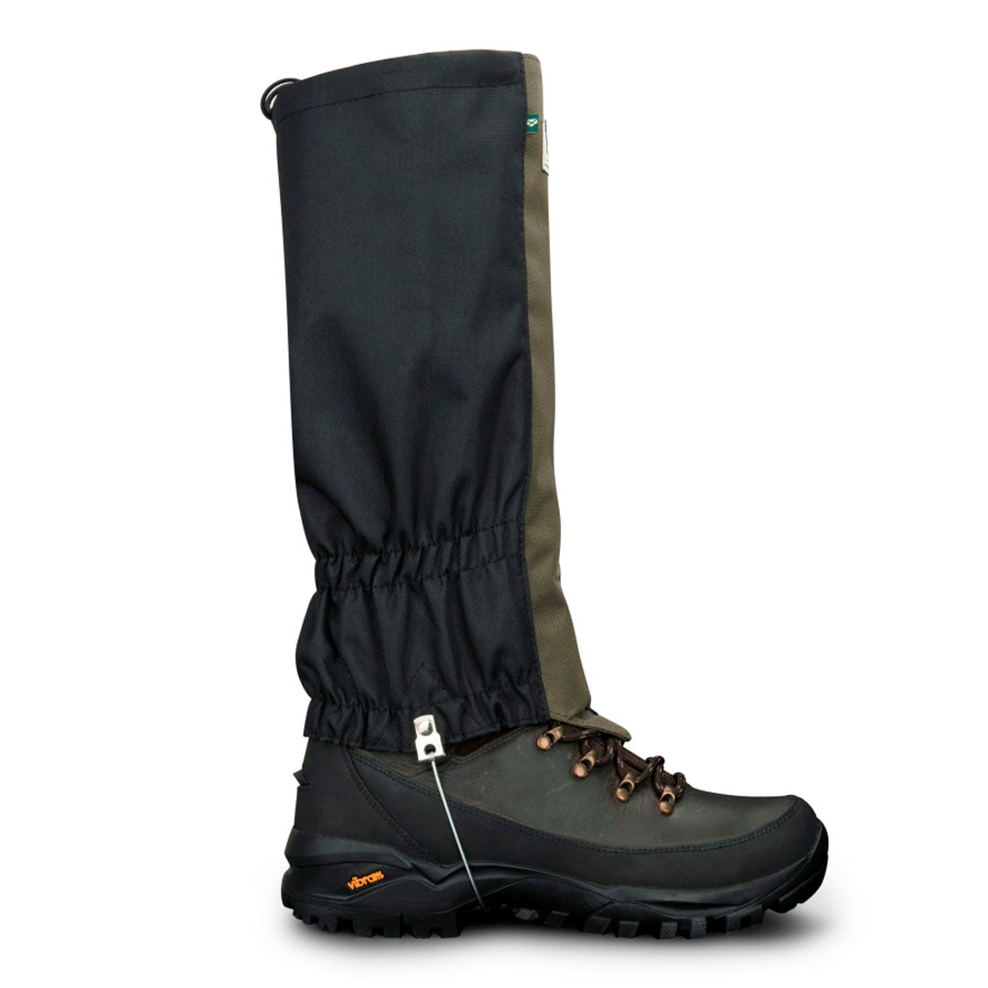 Hoggs of Fife Field & Trek Waterproof Gaiters #colour_green-black