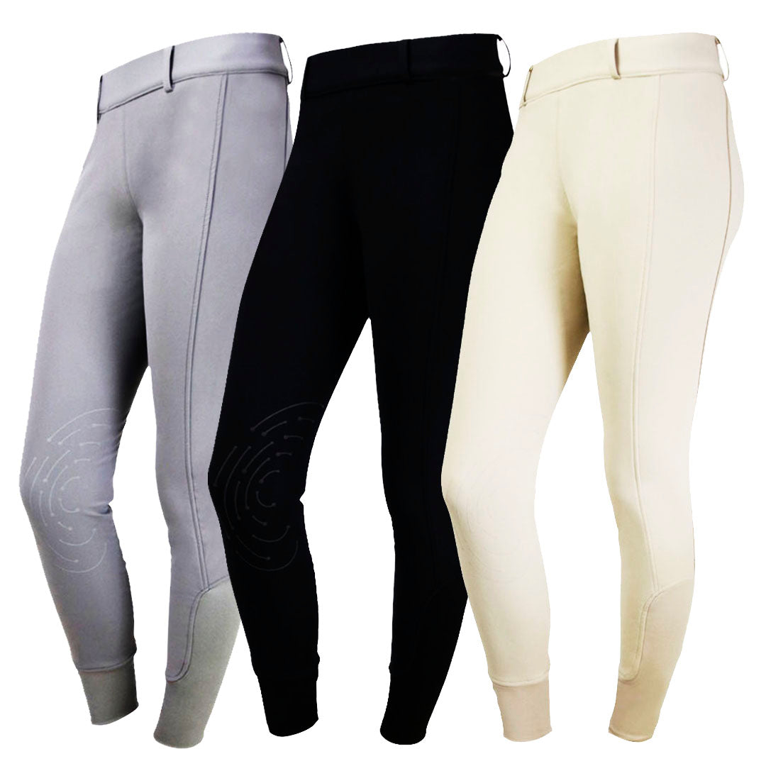 Hy Equestrian Glacial Ladies Softshell Knee Grip Riding Tights