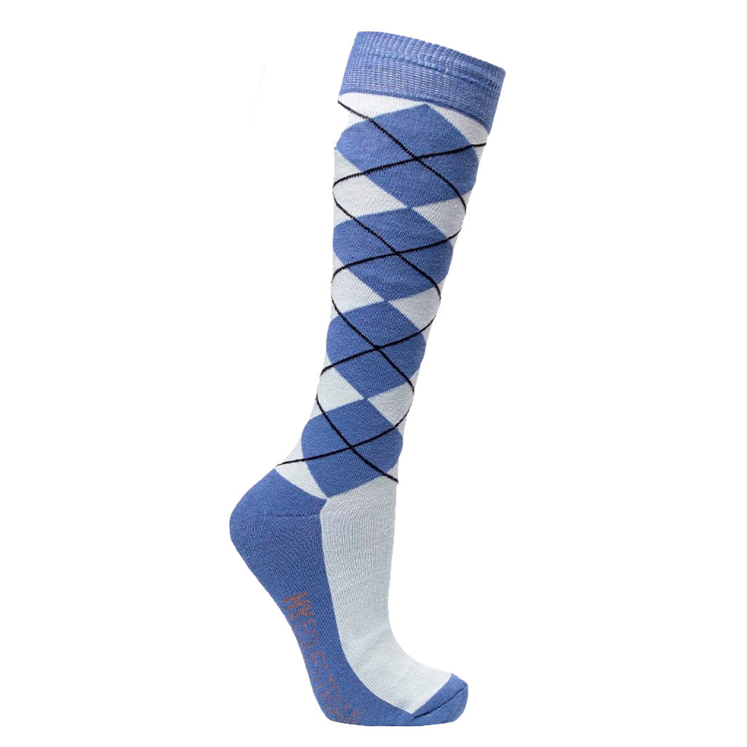 Hy Equestrian Synergy Argyle Long Socks - Pack of 3