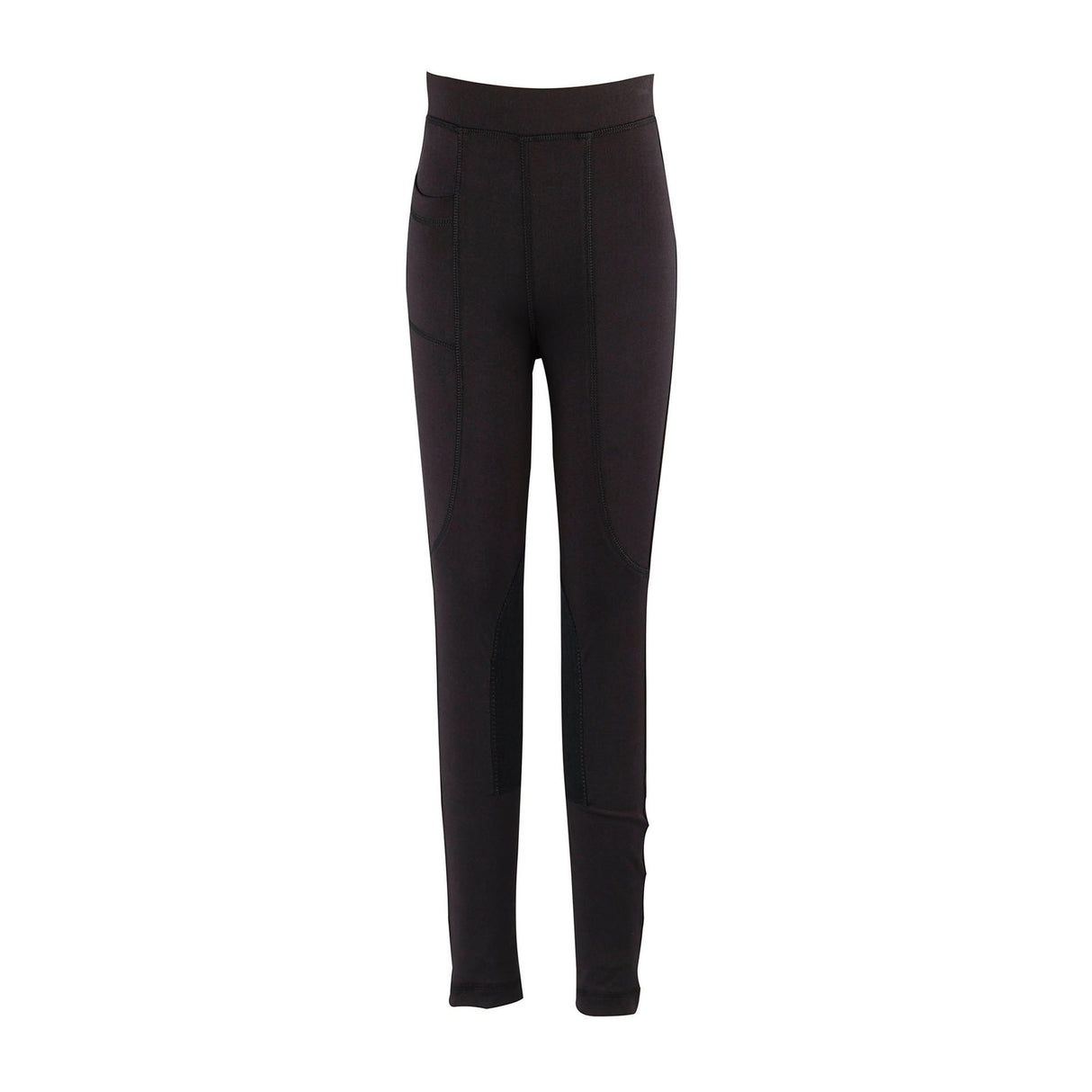 Dublin Performance Flex Knee Patch Childs Riding Tights #colour_black