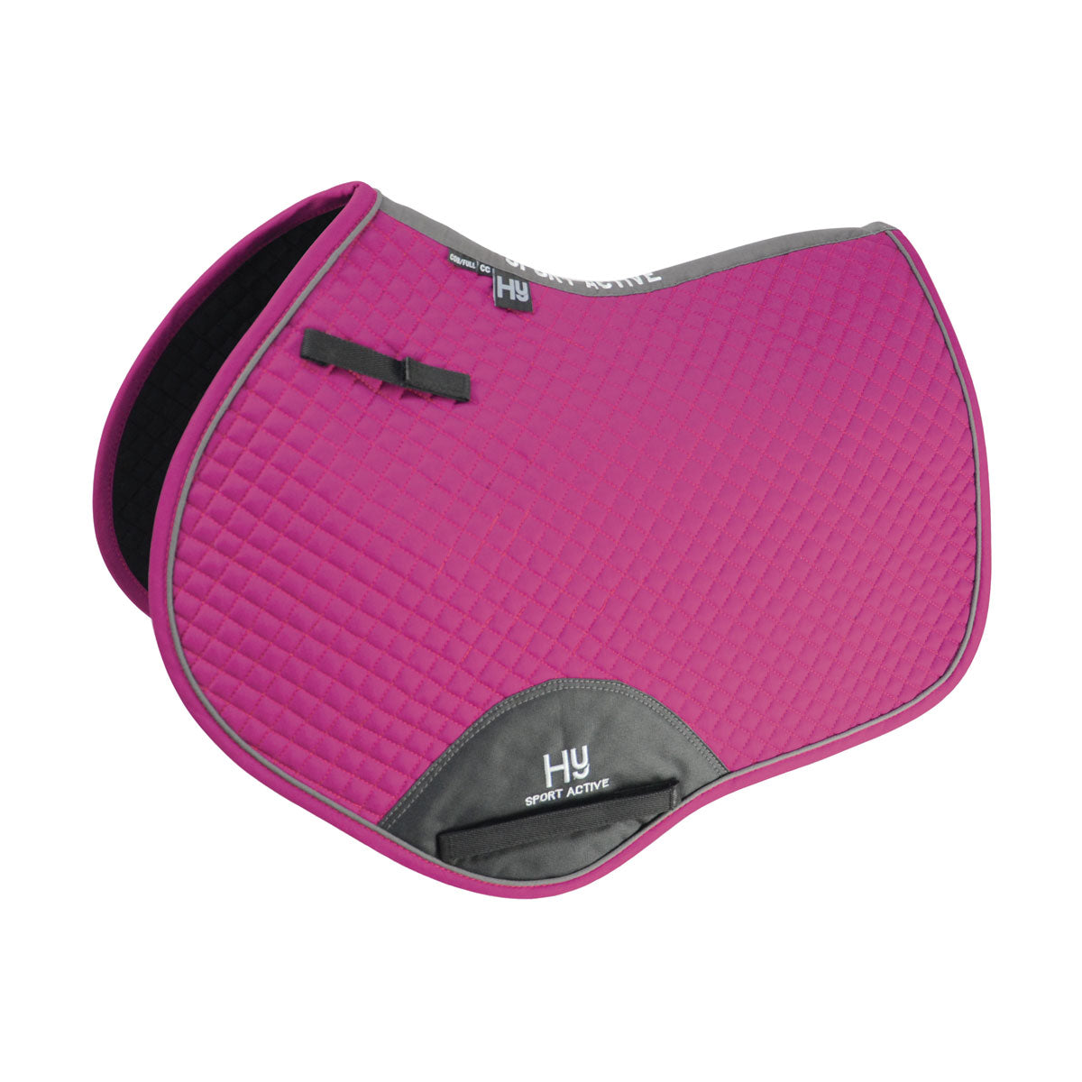 HyWITHER Sport Active Close Contact Saddle Pad #colour_cobalt-pink