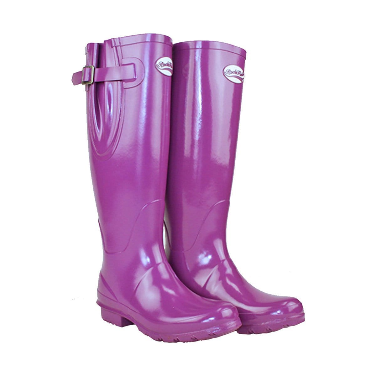 Rockfish Women's Tall Adjustable Gloss Wellington