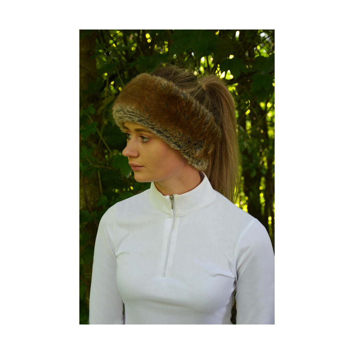 HyFashion Idaho Fleece Lined Faux Fur Headband