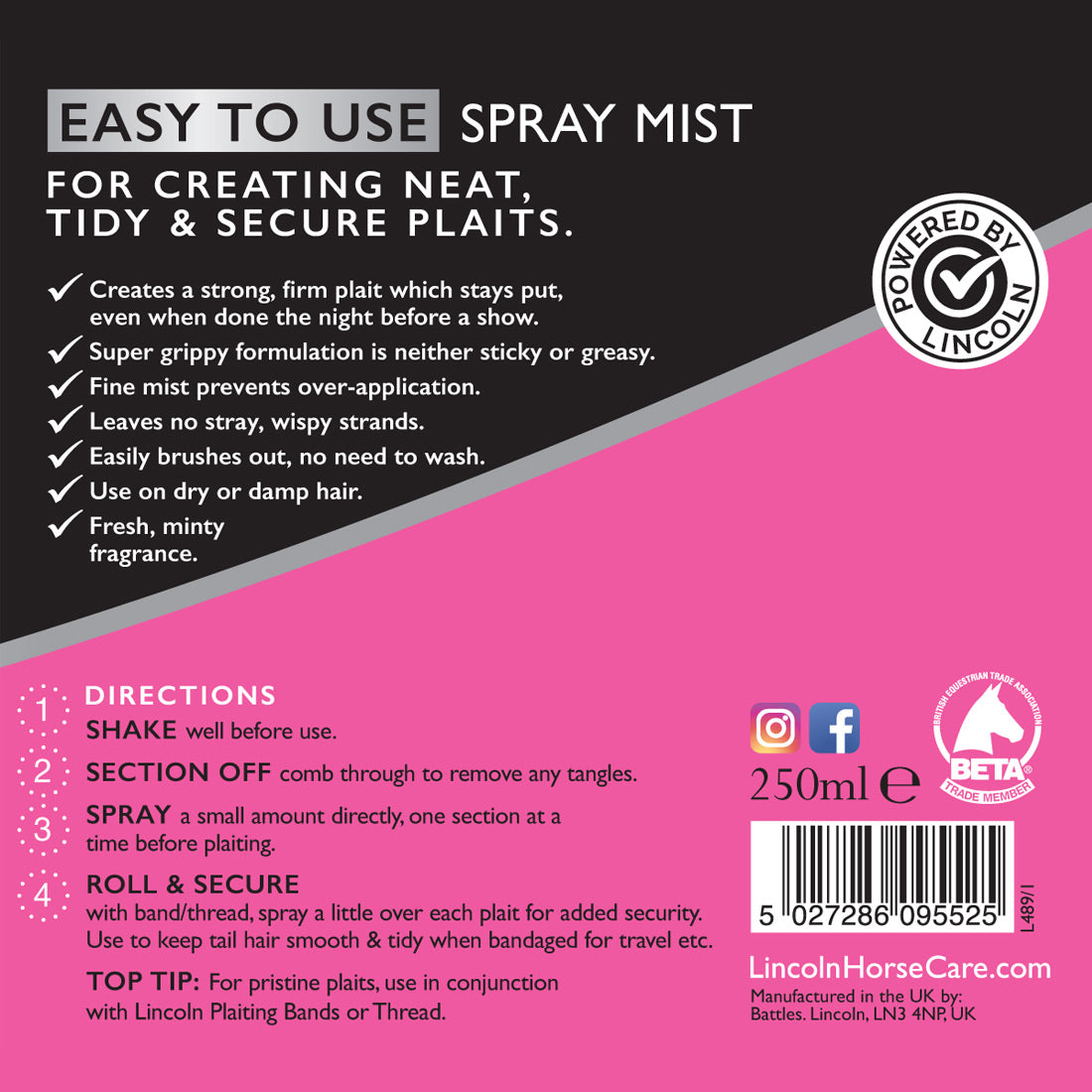 Lincoln Plaiting Mist