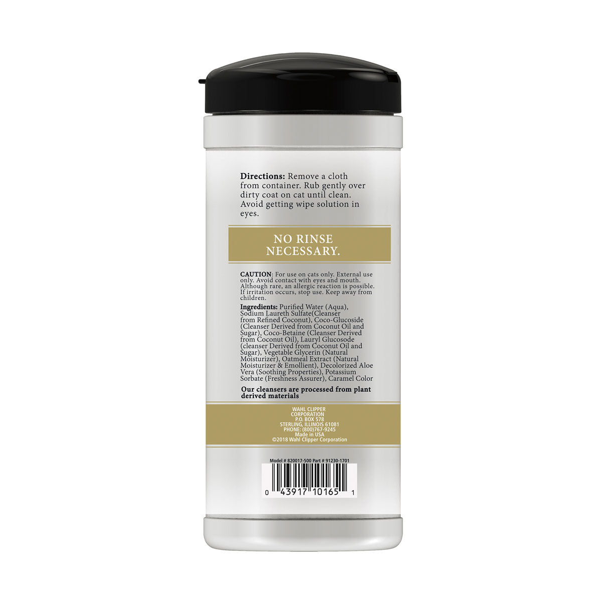 Wahl Refresh Cleaning Wipes - Cat