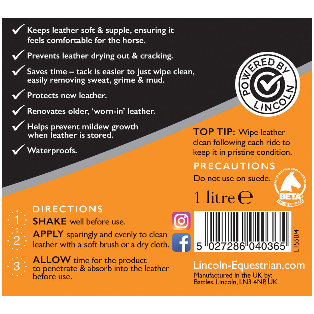 Lincoln Classic Leather Dressing