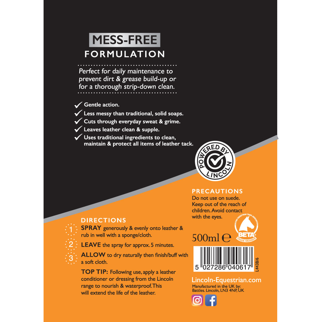 Lincoln Glycerine Spray Soap