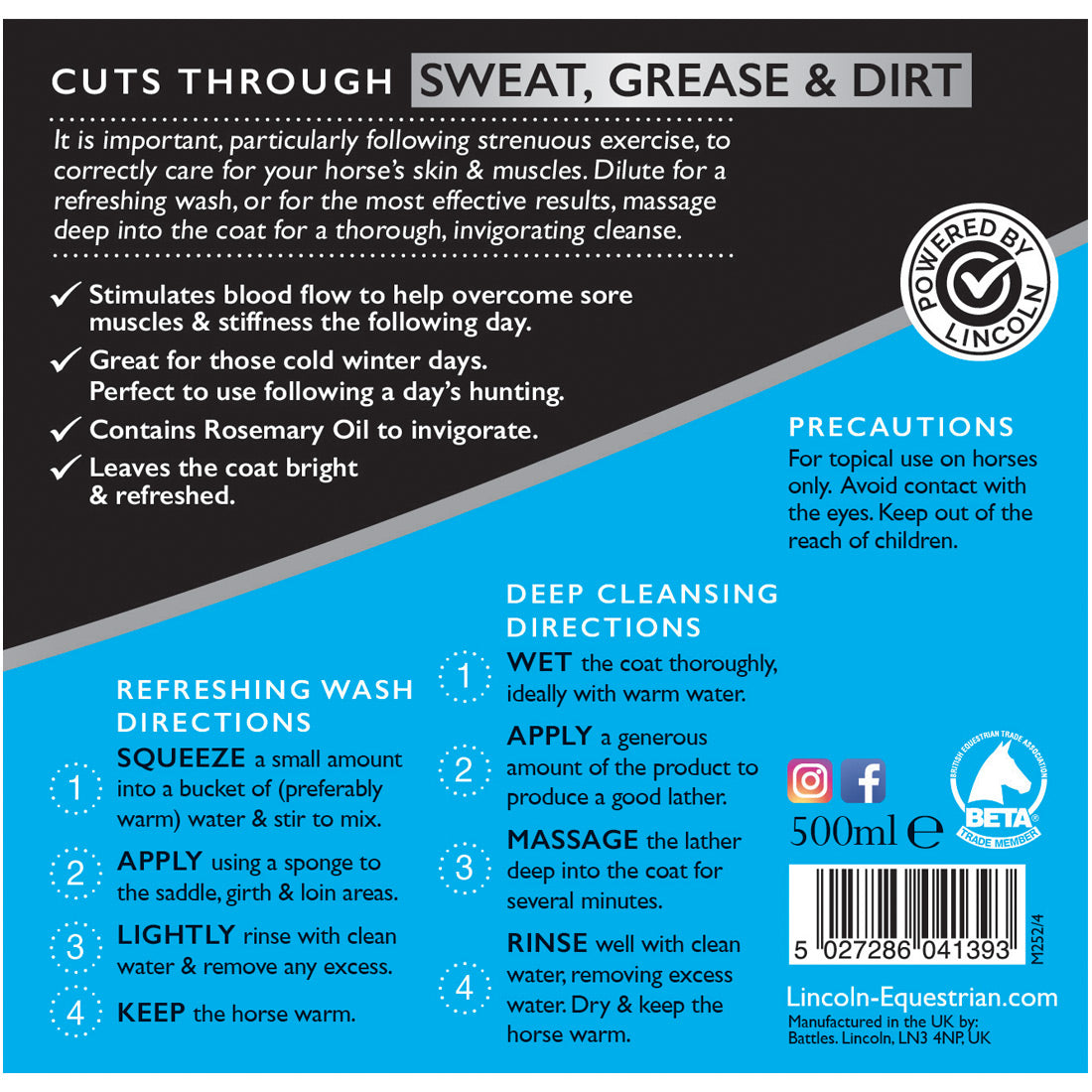 Lincoln Liniment Shampoo