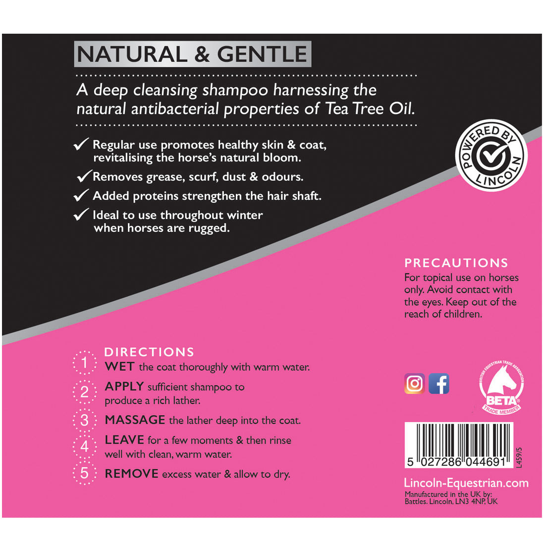 Lincoln Tea Tree Oil Shampoo