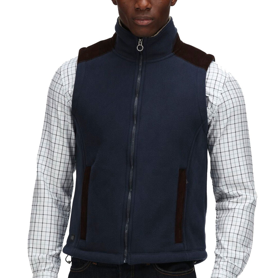 Regatta Professional Faversham Fleece Bodywarmer #colour_navy
