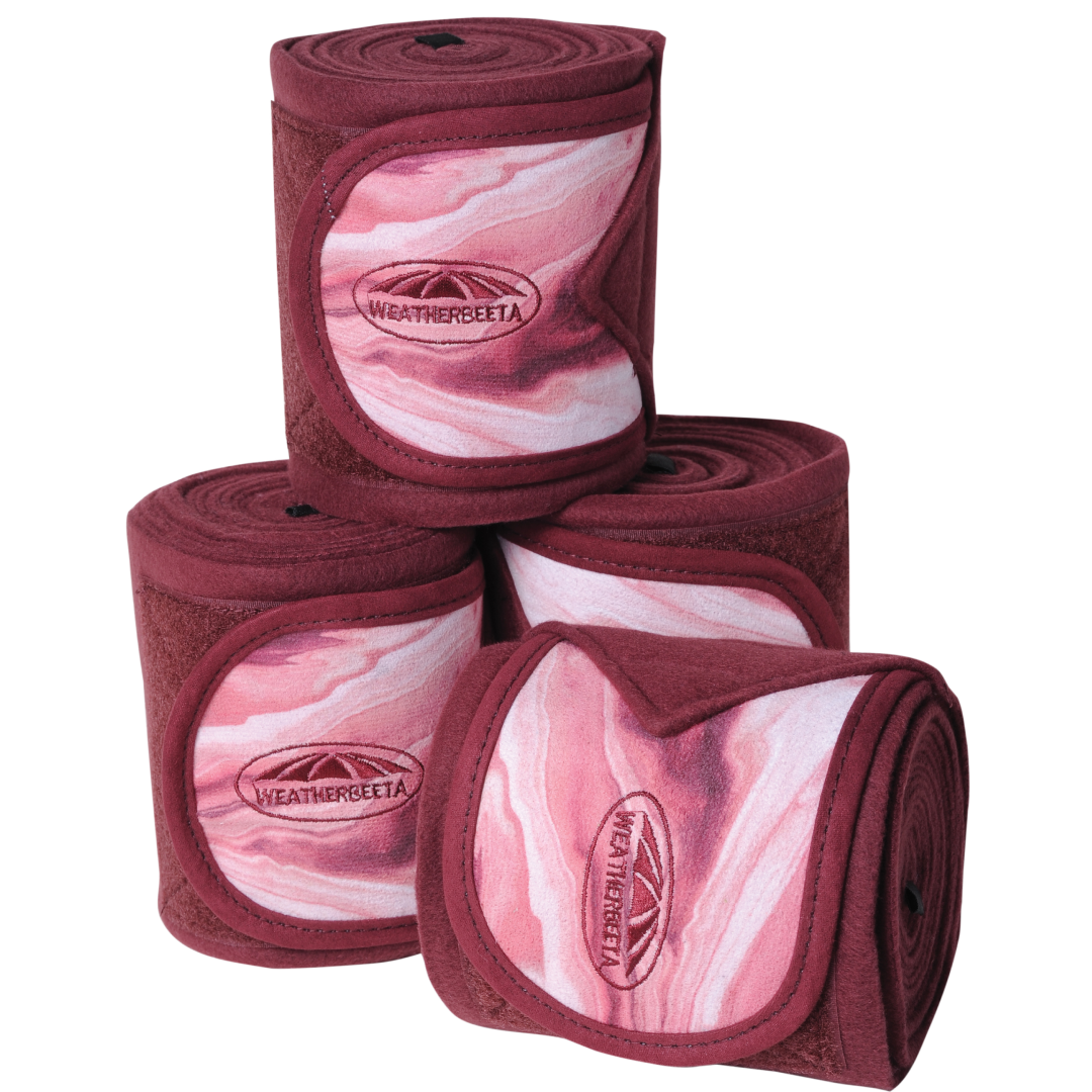 Weatherbeeta Marble Fleece Bandage 4 Pack