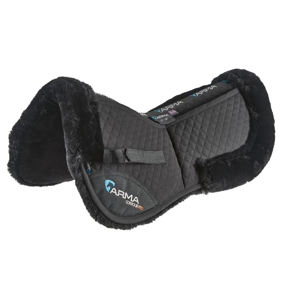 Shires ARMA Corrective Lined Half Pad #colour_black