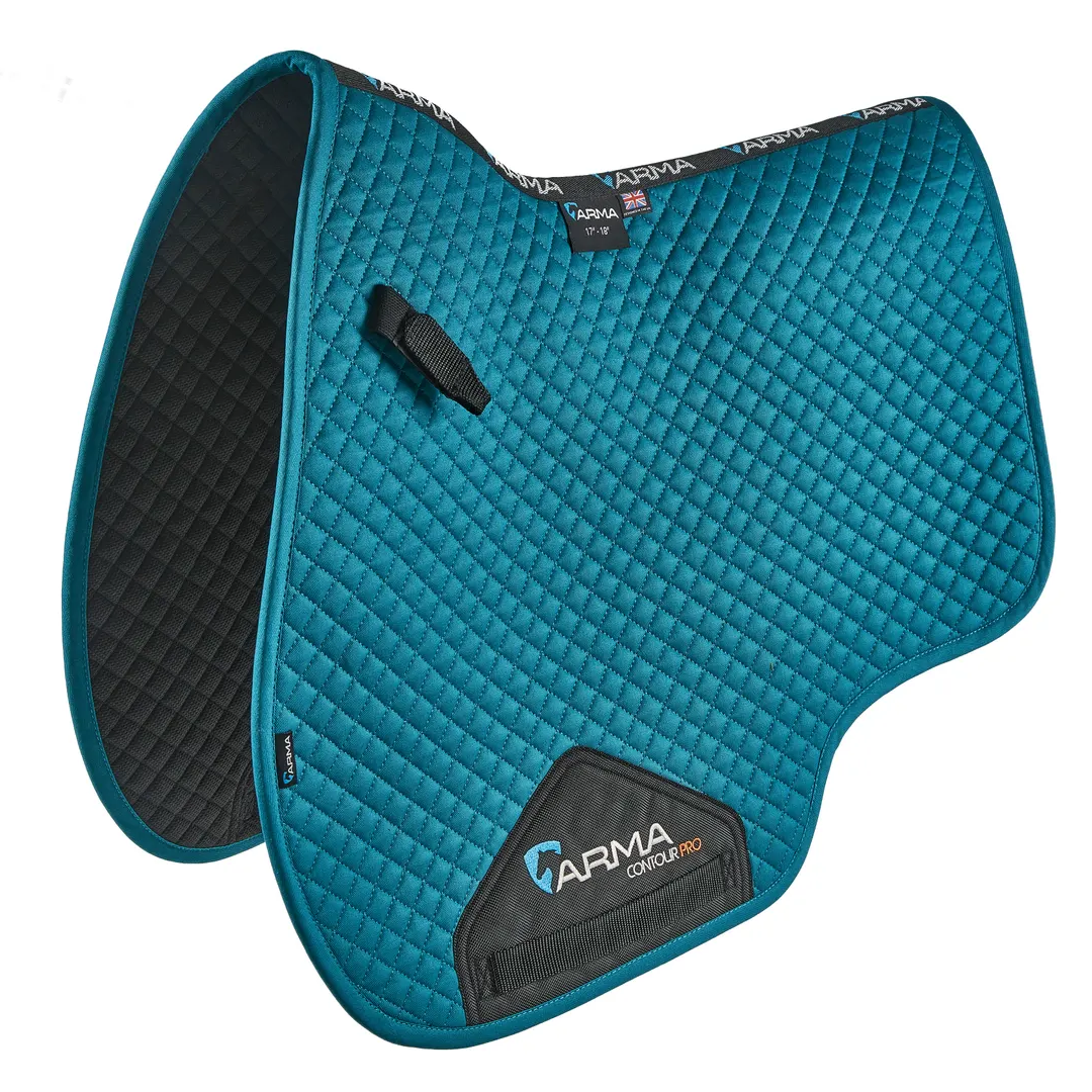 Shires ARMA Euro Cut Saddlecloth #colour_ocean-blue