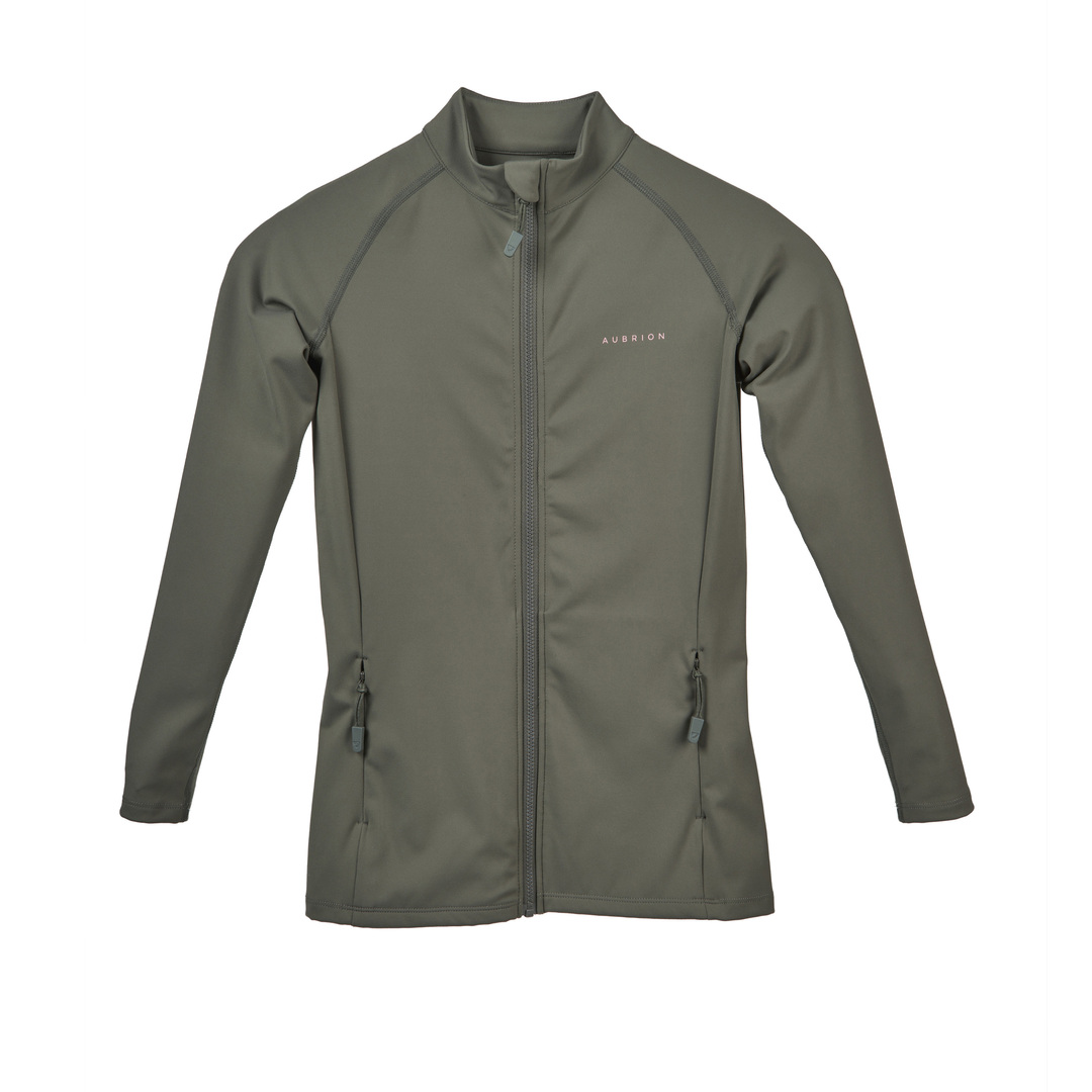 Shires Aubrion Children's Non-Stop Jacket #colour_olive