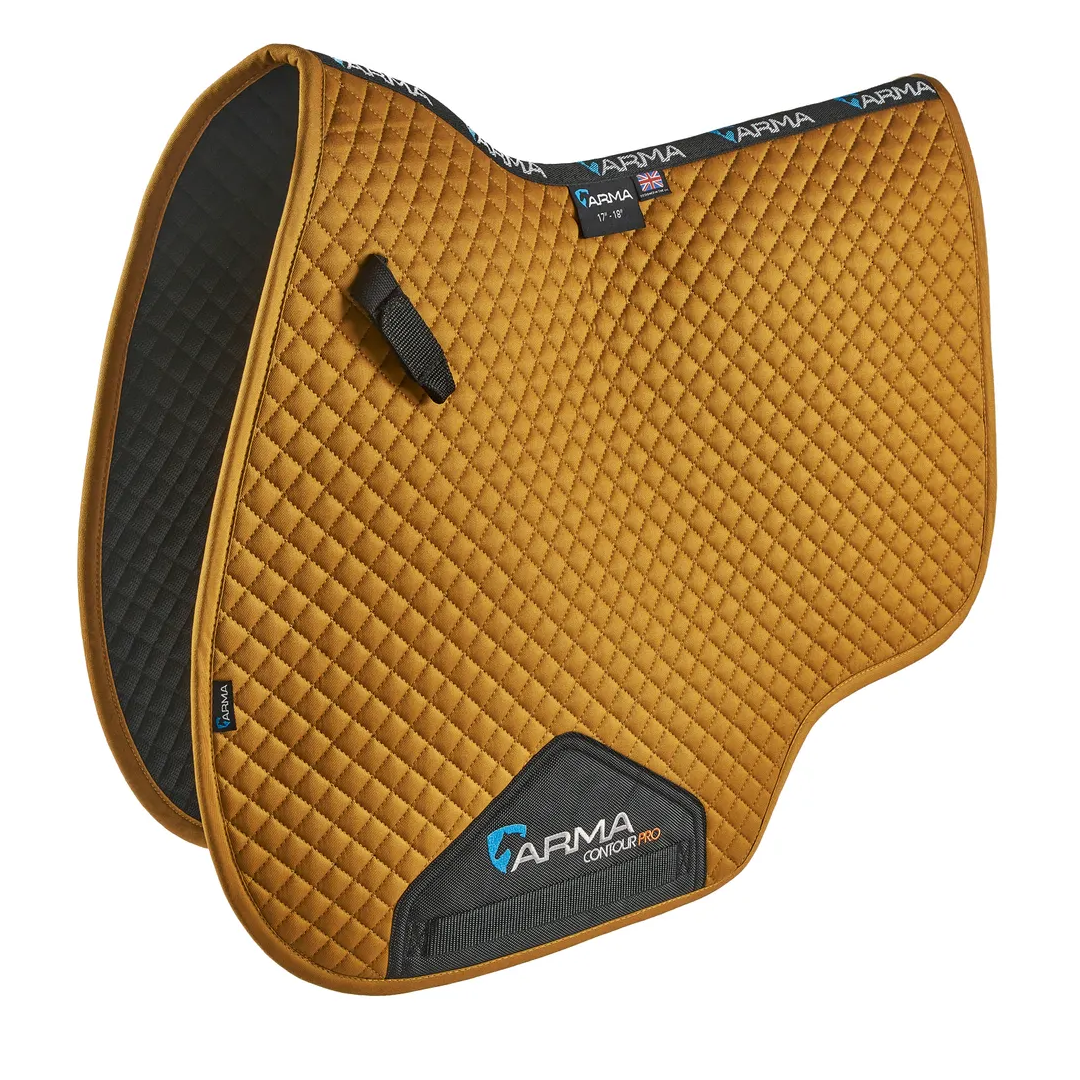 Shires ARMA Euro Cut Saddlecloth #colour_mustard