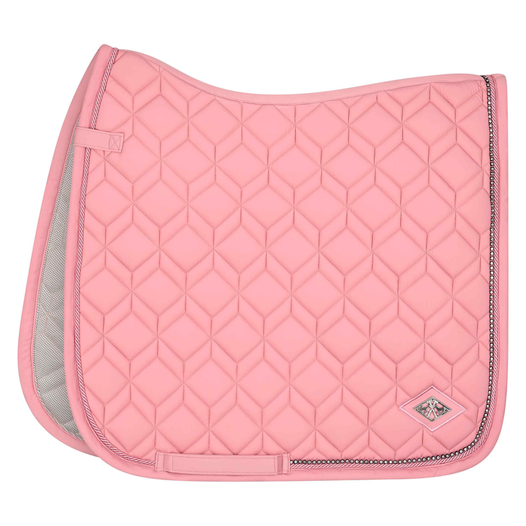 HV Polo Classic Dressage Saddle Pad Classic #colour_wild-rose