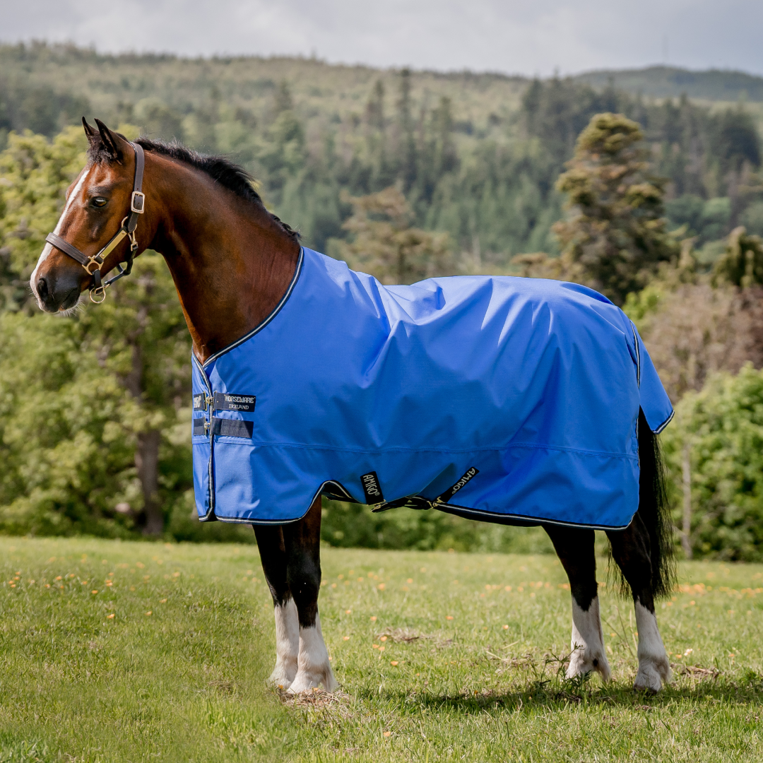 Horseware Ireland Amigo Hero Ripstop Lite 0g #colour_blue-navy-grey