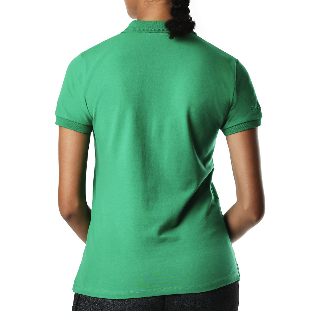 Dublin Lily Cap Sleeve Ladies Polo #colour_emerald