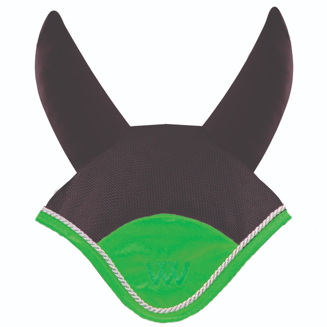 Woof Wear Colour Fusion Ergonomic Fly Veil #colour_black-lime
