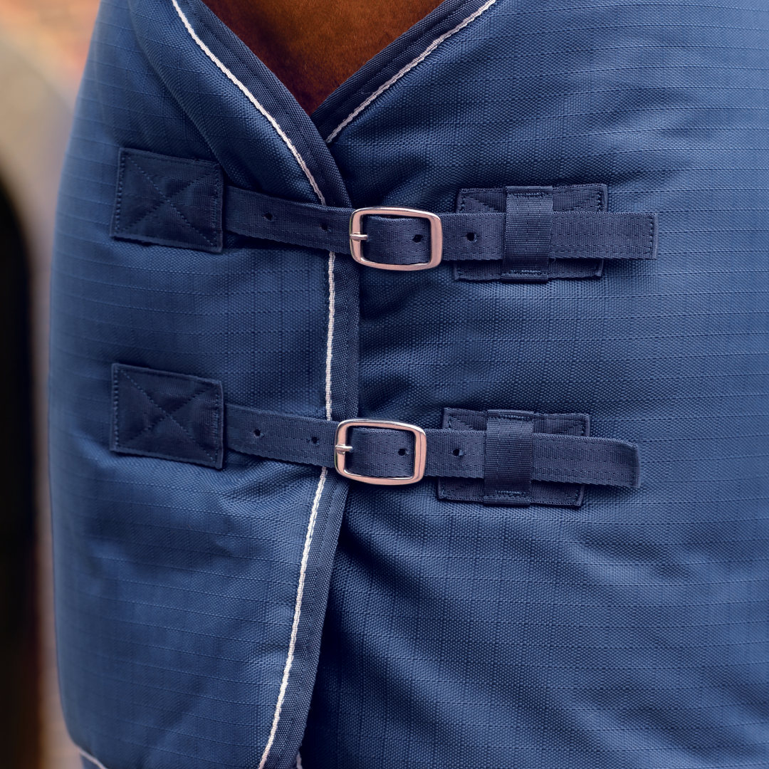 Weatherbeeta 1200D Standard Neck Stable Rug 220g #colour_navy-white