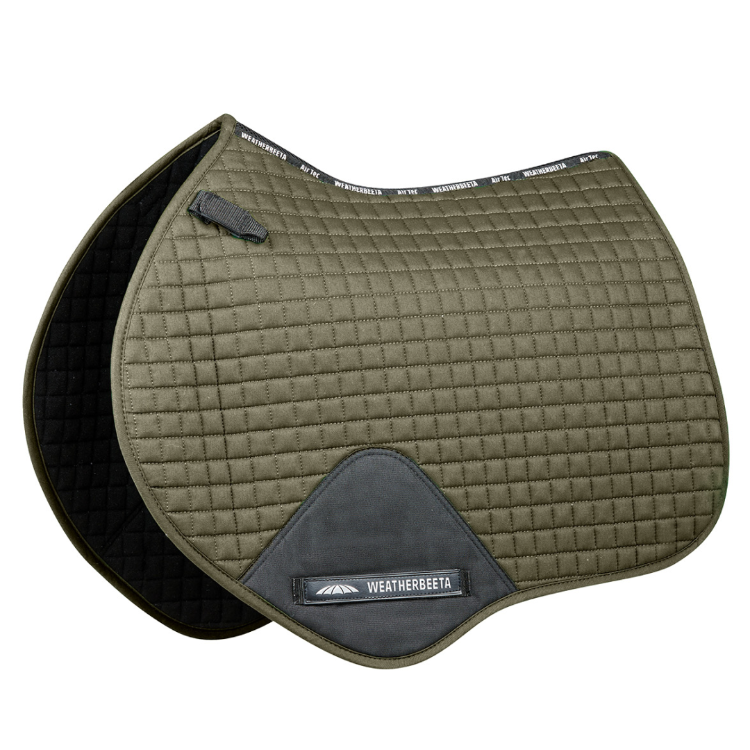 Weatherbeeta Prime Jump Saddle Pad #colour_olive