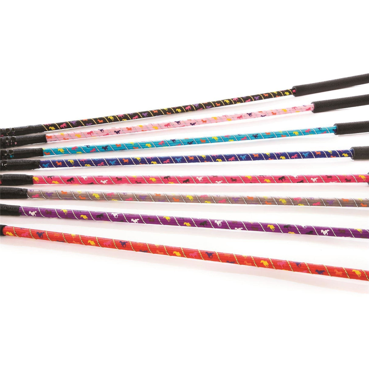 HySCHOOL Silver Riding Whip 26"