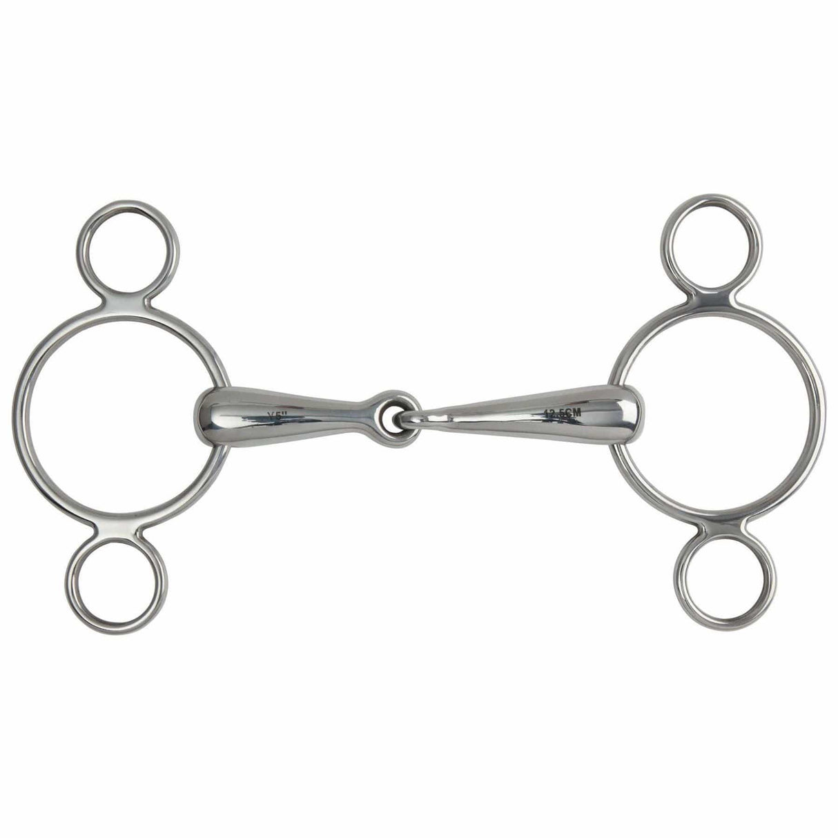 Shires Hollow Mouth Two Ring Gag