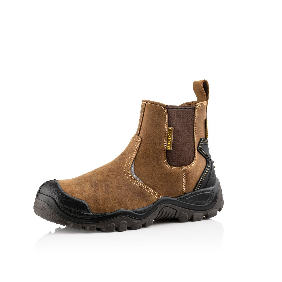 Buckbootz BSH006BR Safety Dealer Boot #colour_brown