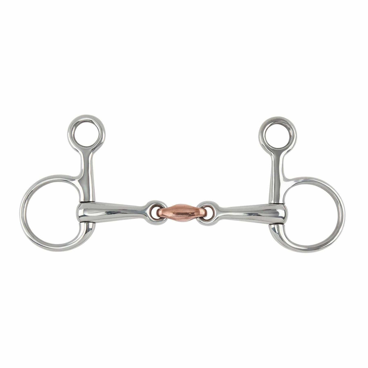 Shires Hanging Cheek, Copper Lozenge Snaffle