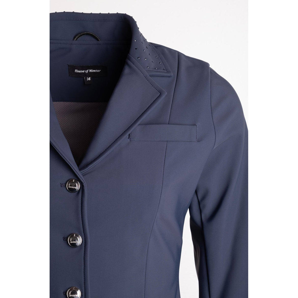 Montar Short Dressage Navy Show Softshell Jacket