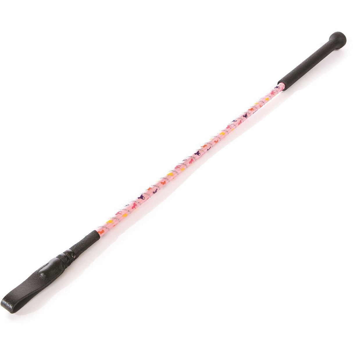 HySCHOOL Silver Riding Whip 26"